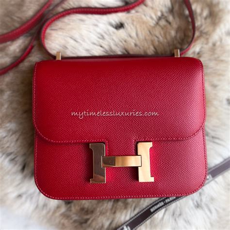 Hermes Constance Rouge Casaque 